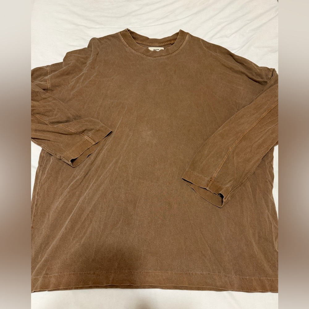 Joah Brown Brown Cotton Top - Picture 2 of 4